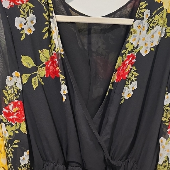 Floral Black Dress - Picture 2 of 6